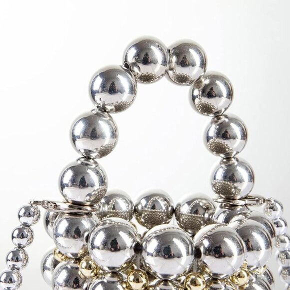 Silver woman's purse - Picture 5 of 6